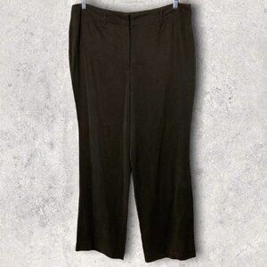 NWT J Jill Tencel Wide Leg Trousers Walnut Brown Size 18 New With Tags High Rise
